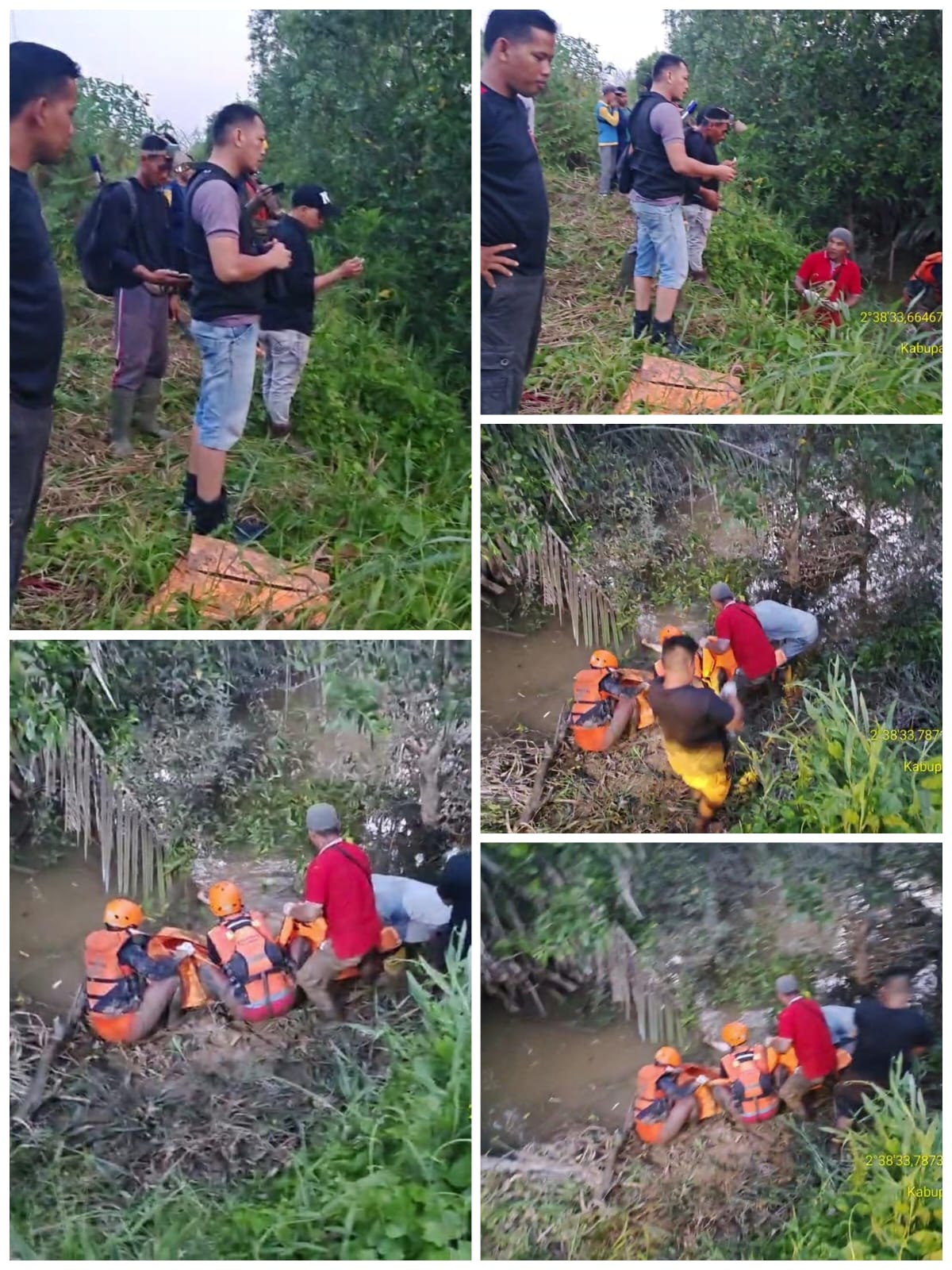 Geger penemuan   mayat di pintu air ropi( area pt. Stal)