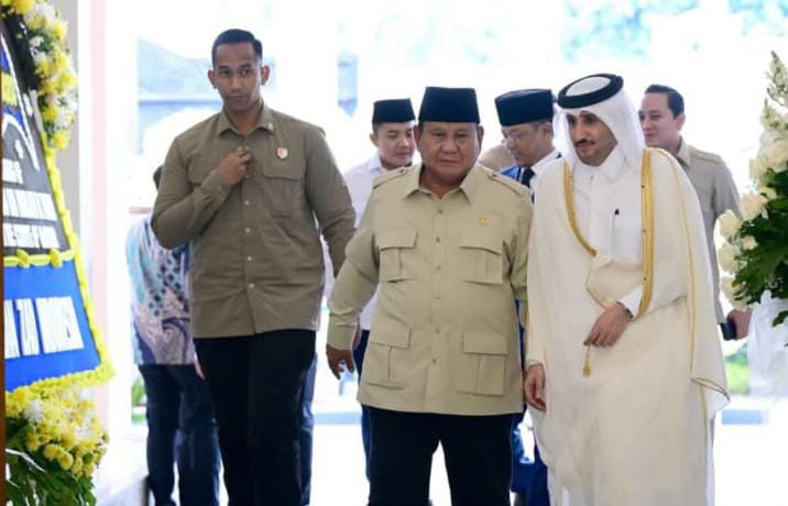 Presiden Prabowo Sampaikan Belasungkawa atas Wafatnya Sheikh Hamad bin Khalifa Al Thani