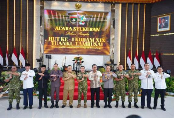 Kodam XIX/Tuanku Tambusai Perkuat Dukungan Pembangunan dan Penanganan Karhutla di Riau